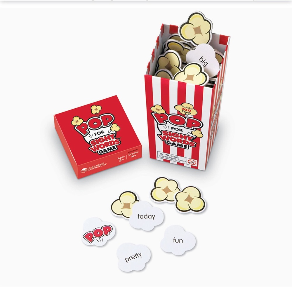 POP for Sight Words Game